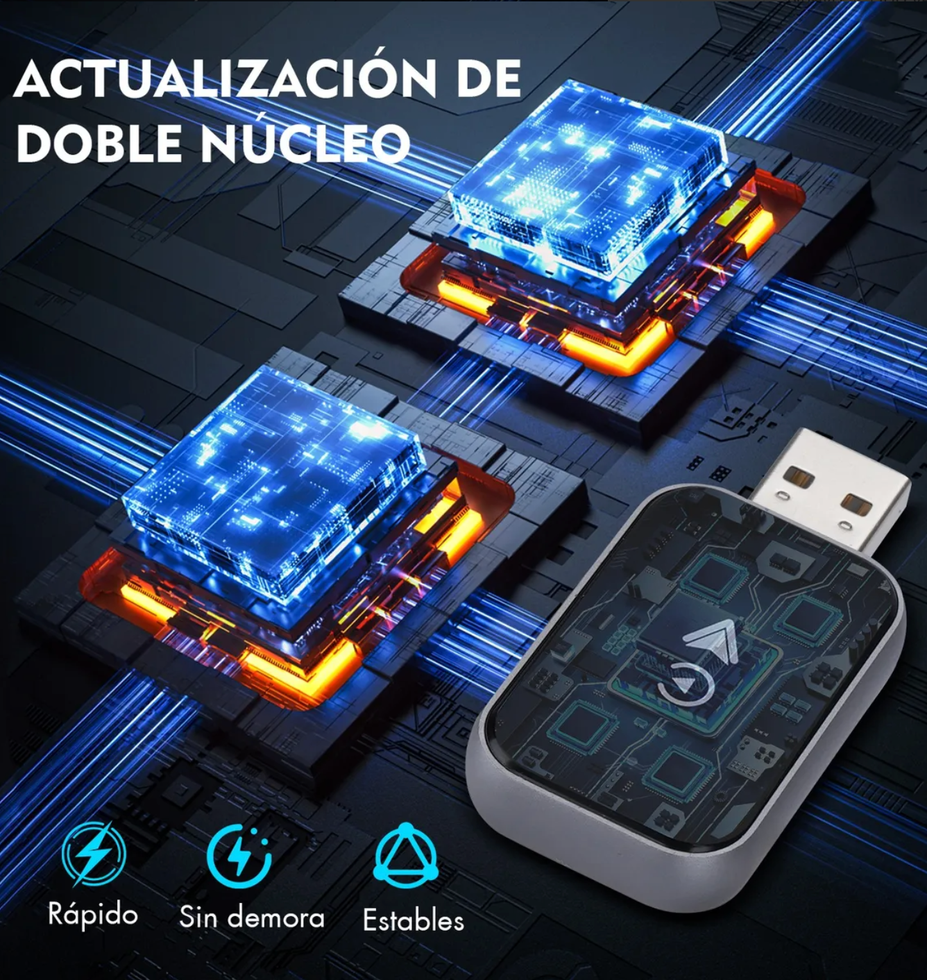 Adaptador Inalámbrico CarPlay Universa